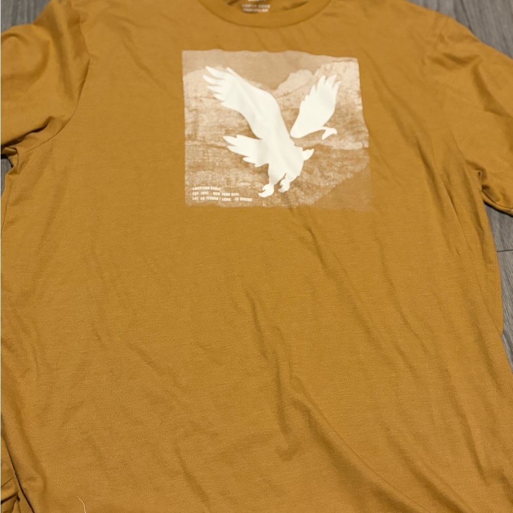 American Eagle Outfitters Brown Graphic Tee